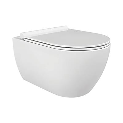 Turkuaz City Rimless Asma Klozet + Gala Slim PP Yavaş Kapanan Kapak