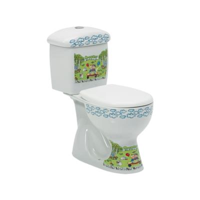 Turkuaz Yumurcak Alttan Çıkışlı Klozet Set