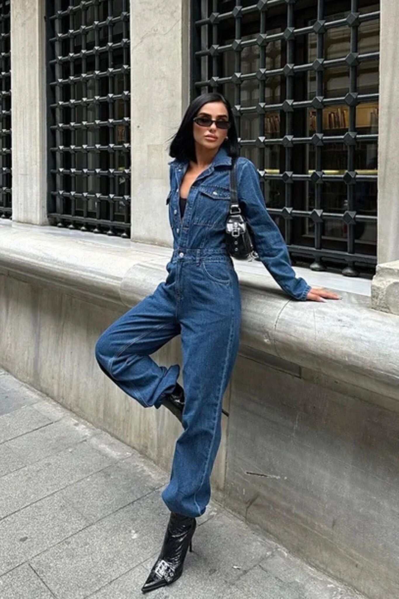 Denim Overalls