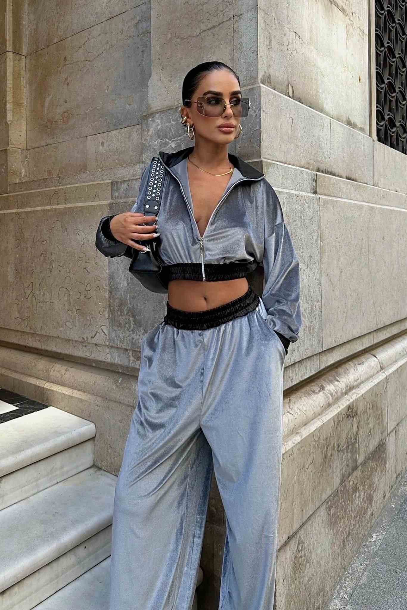 Velvet tracksuit sets