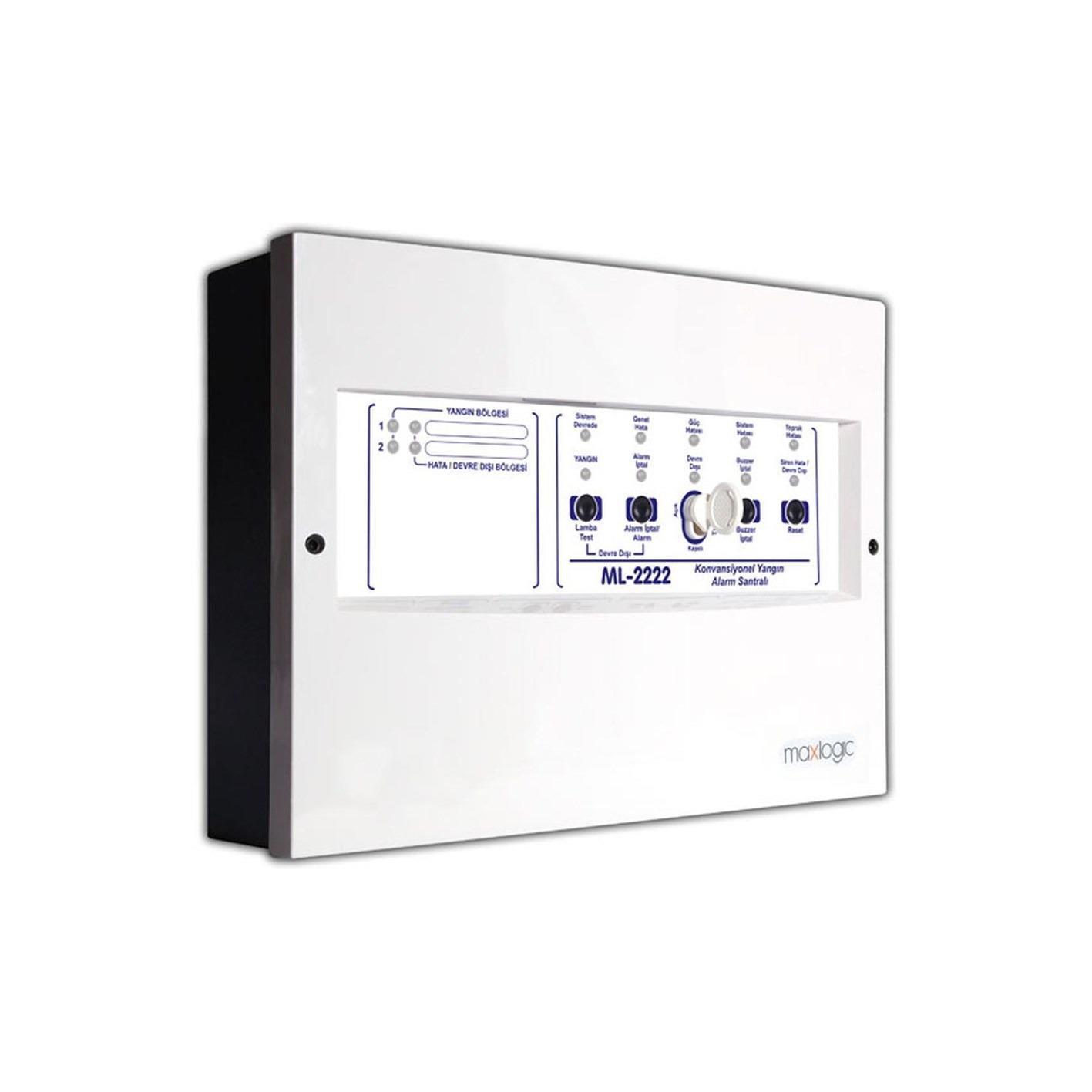 Maxlogic Konvansiyonel Yangın Alarm Santralı, 2 Bölge