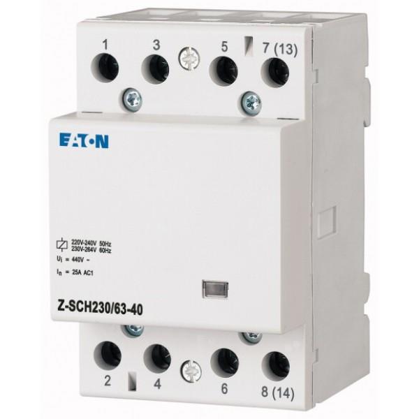 Z-SCH230/63-40 Ray Tipi Kontaktör 63A 230VAC, 4NA