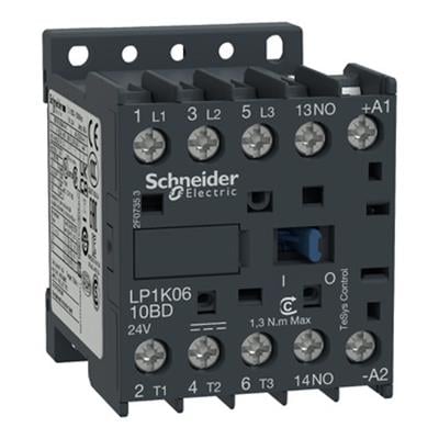 TeSys K contactor 3P AC3 12A 24V DC coil