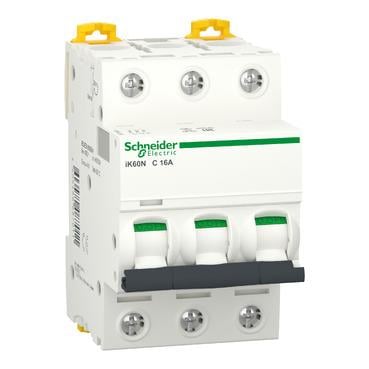 Acti9 iK60N 3P 16A, 6kA C eğrisi Otomat