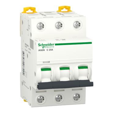 Acti9 iK60N 3P 25A, 6kA C eğrisi Otomat