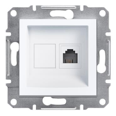 Asfora 1*RJ11 - 4 kontaklı  çerçevesiz
