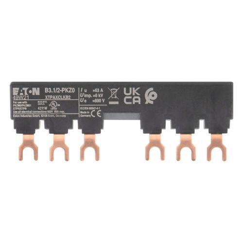 B3.1/2-PKZ0 Motor Koruma Şalteri Aksesuarı: Besleme Barası 2'li (PKZM0+Yard.kontak için)