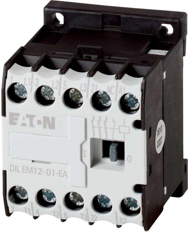 DILEM-01-G-EA(24VDC) Mini Kontaktör (DC bobin) 9A 1NK