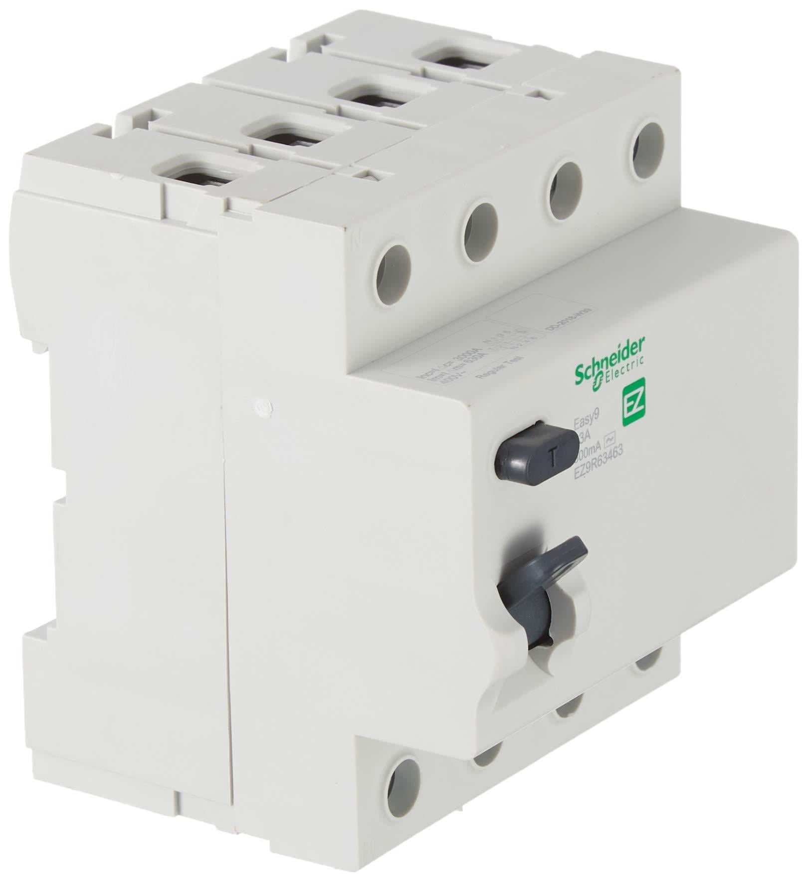 Easy9 Kaçak Akım Koruma Rölesi 4P 63A 300MA AC-tip 400V 