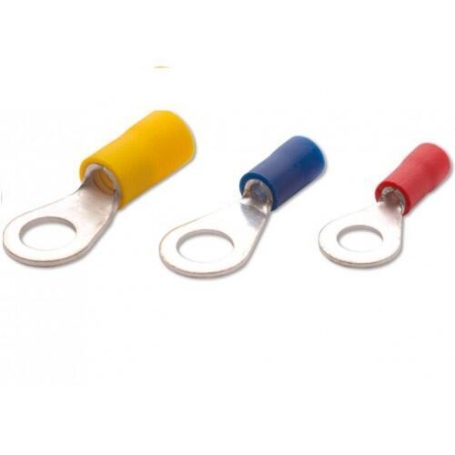 KPI-Y-406 Kablo Pabucu Yuvarlak Tip 4-6 mm2 (M4) İzoleli, Sarı (RV5.5-4) 