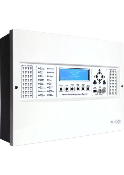 Maxlogic Akıllı Adresli Yangın Alarm Santrali, 2 Çevrim, 254 Adres, Network