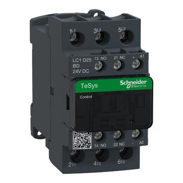 TeSys Deca Kontaktör 3P 25A AC3 24VDC 