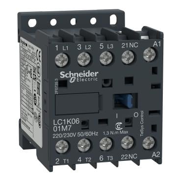 TeSys K contactor 3P AC3 16A 24V AC coil