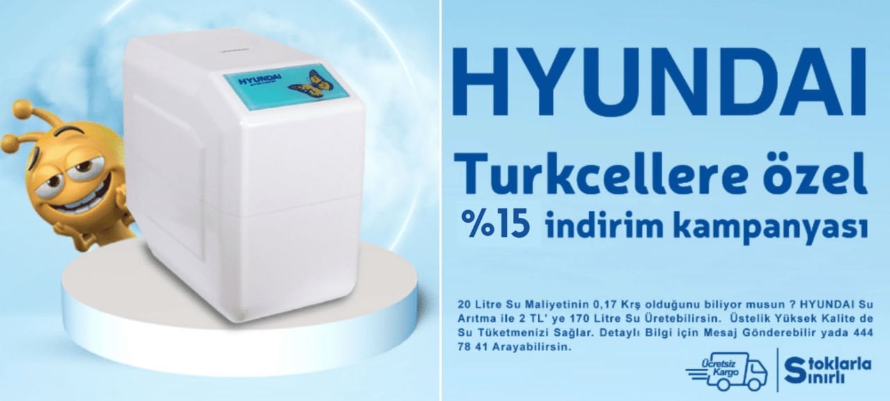 hyundai su arıtma cihazı fiyatları