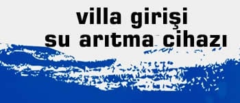 Villa Girişi Su Arıtma Cihazı