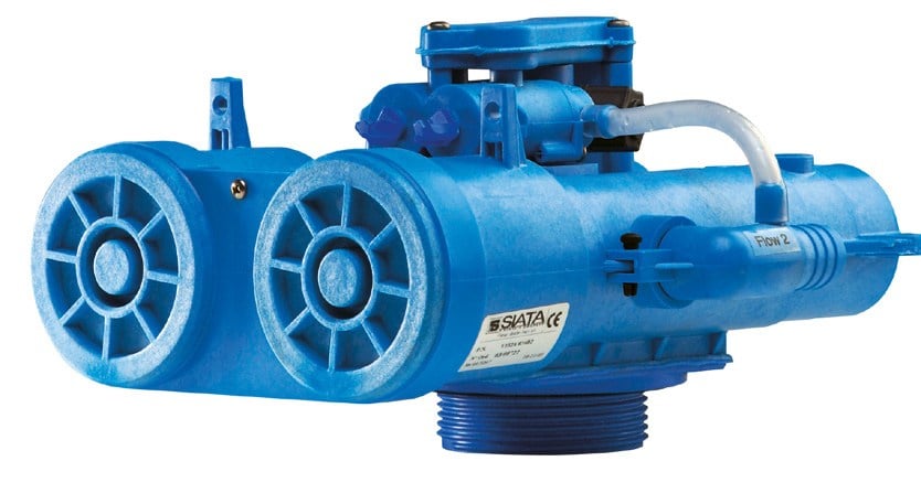 Pentair Siata V132 kontrol valfi gövdesinin geniş açıdan görünümü