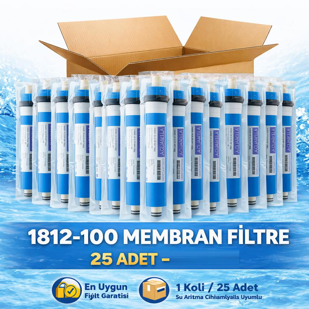 Su Arıtma Membranı 1812-100 Toptan 25 Adet