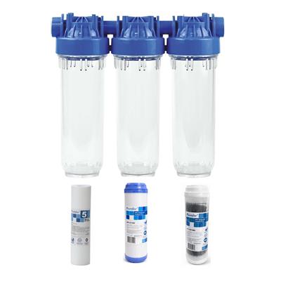 Tesisat Tipi 3'lü İthal Filtreli Su Arıtma Sistemi