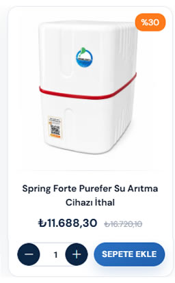 en çok tercih edilen su arıtma cihazı
