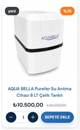 en iyi su arıtma cihazı