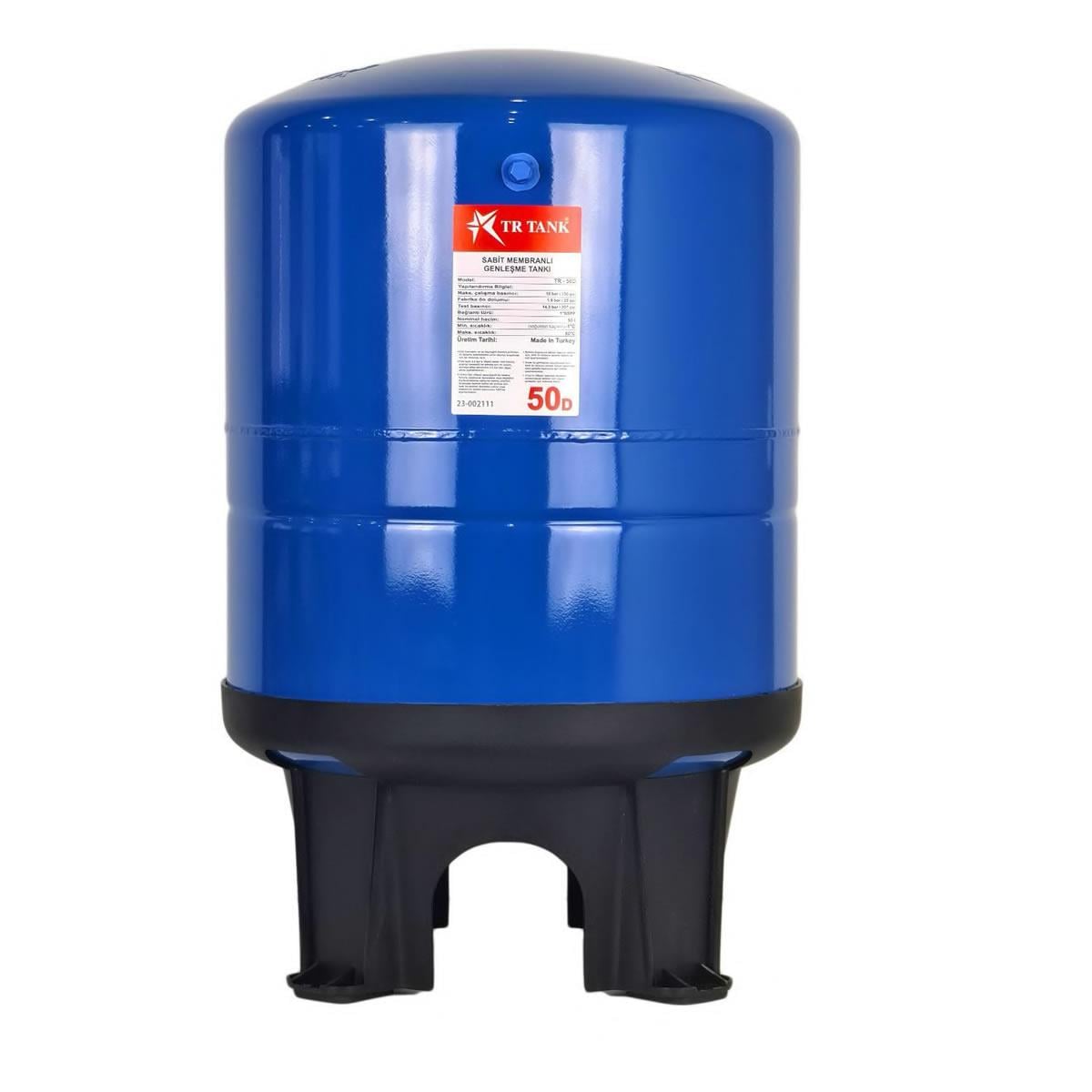 50 Litre Dikey Ayaklı Nsf Membranlı Hidrofor Genleşme Tankı