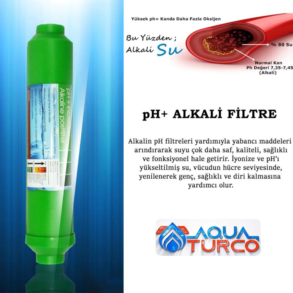 Toptan pH+ Alkalin Filtre Su Arıtma Cihazı Alkalin Filtre