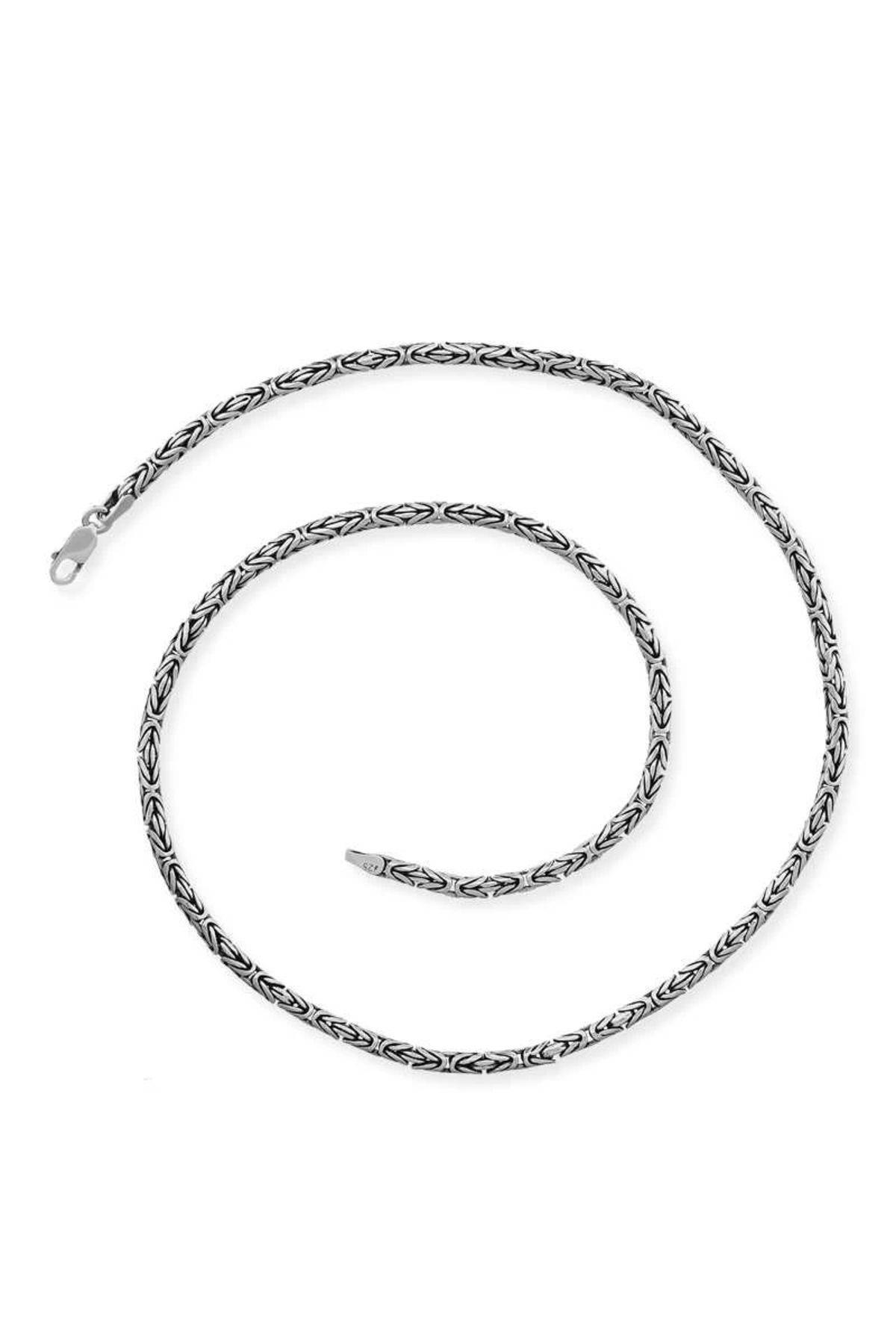 925 Ayar Gümüş Kral Zincir - 2.50 mm Yuvarlak