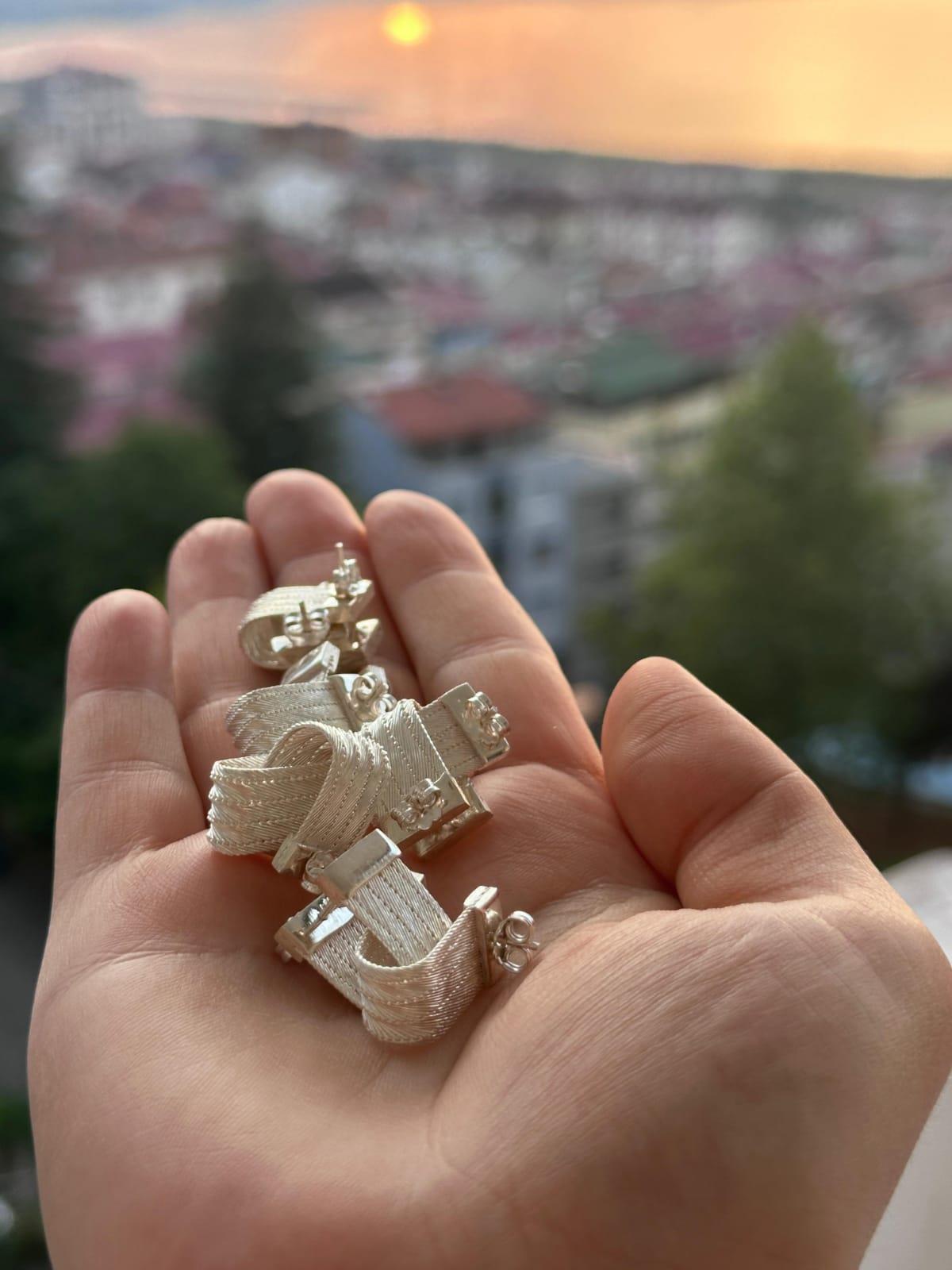 Trabzon Hasır Küpe