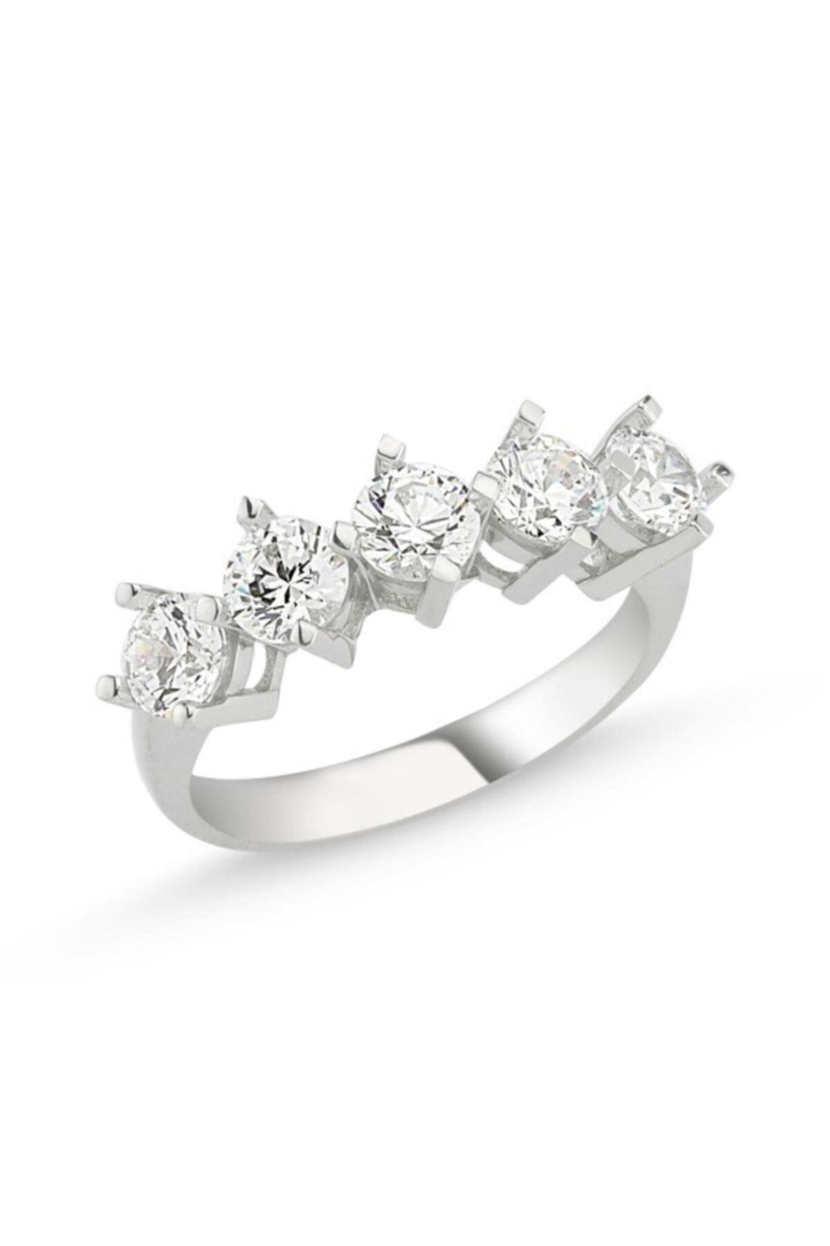 Swarovski Zirconia Taşlı Beştaş Yüzük