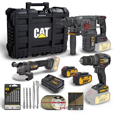 CATCAT DXK302 DX1010 + DX2150 + DX3131 3 Parça Kombo Set + 39 Parça Aksesuar SetiDXK302