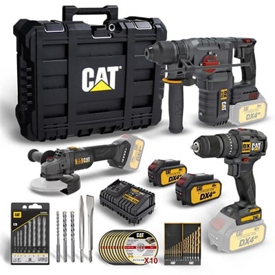CATCAT DXK302 DX1010 + DX2150 + DX3131 3 Parça Kombo Set + 39 Parça Aksesuar SetiDXK302