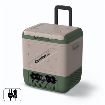 CoolistCoolist CLK18W 12/24Volt/ 220Volt 18 Litre Kompresörlü Tekerlekli Outdoor Oto BuzdolabıCLK18W