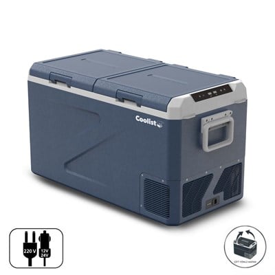 CoolistCoolist CLK80D 12/24V 220Volt 82,5 Litre Çift Bölmeli Kompresörlü Outdoor Oto Buzdolabı/DondurucuCLK80D