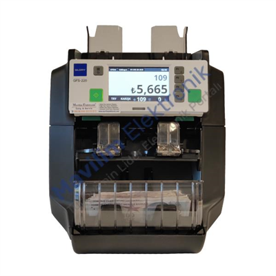 GloryGlory GFS 220 CS Banknot Sayma Tanıma ve Tasnif Makinası (Kapaklı)GFS-220-CS