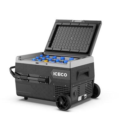 ICECOICECO K65S 12/24Volt 65Lt Akülü/Kablolu/ Kompresörlü Tekerlekli Outdoor Oto Buzdolabı/Dondurucu (Akü Dahil Değildir)K65S