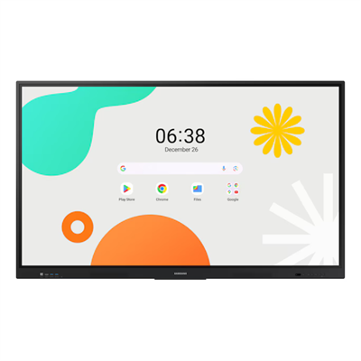 SAMSUNGSamsung WA86F Serisi Android Destekli 86'' - Eğitim ve İş Amaçlı Flip Pro 4K UHD Etkileşimli Ekran LH86WAFWLACXTKWA86F