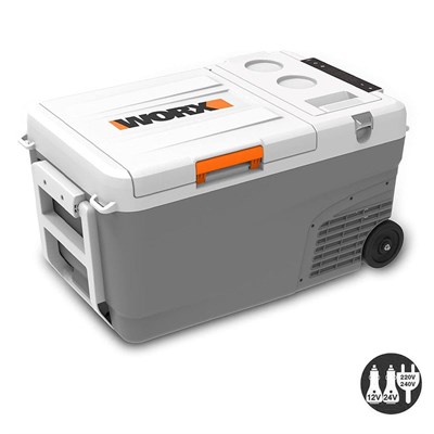 WorxWorx WX876.9 12/24/220Volt 22Litre Kompresörlü Outdoor Oto Buzdolabı (Akü Dahil Değildir)WX876.9
