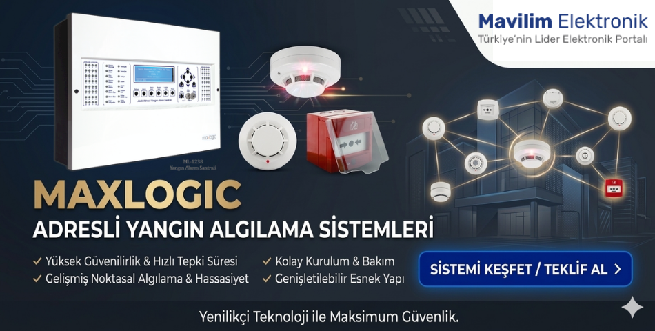 Maxlogic Adresli Yangın Algılama Sistemi