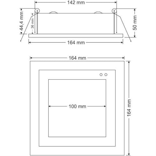 ArselArsel DAB-R-0113 Sıva Altı Yönlendirme Armatürü Kesintide 180 Dak. YananDAB-R-0113