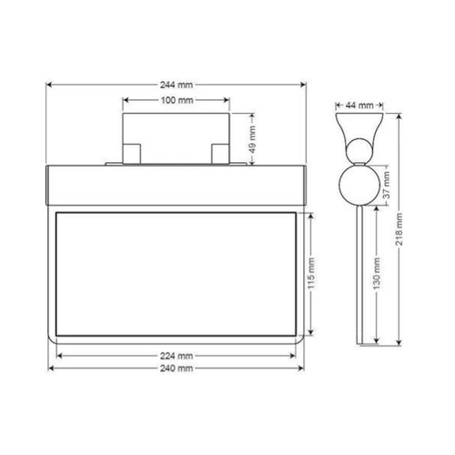 ArselArsel Sfs SFS20-3-L Acil Çıkış Yönlendirme Armatürü Şebekeden Yanan 8xF LEDSFS20-3-L