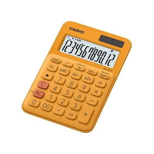 CASIOCasio MS-20UC-RG 12 Hane Turuncu Masa Üstü Hesap Makinesi4549526603693