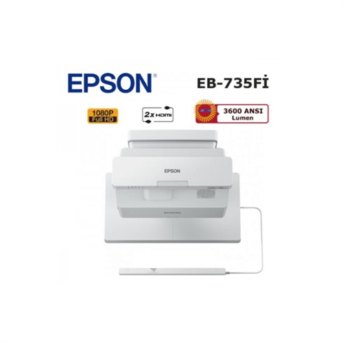 EpsonEPSON-EB-735Fi V11H876520 Kısa Mesafe Lazer Full HD İnteraktif ProjeksiyonEPSON-EB-735Fi