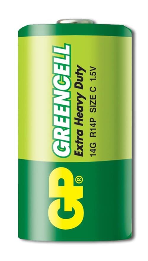 GPGP Greencel R14 Orta Boy Çinko Pil 24'lü Paket GP14G-2S24891199001017