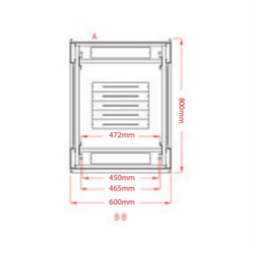 LEGENDLegend 16U 19 INC Dikili Tip Rack Kabinet 600x800x890mm Siyah16u-600x800