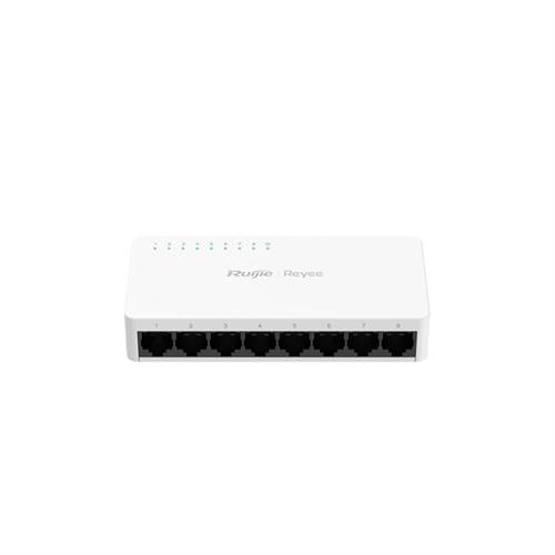 RUIJIE REYEERuijie Reyee RG-ES08G-L 8 Port 10-100-1000 Mbps Yönetilemez Switch Plastik Kasa6971693279049
