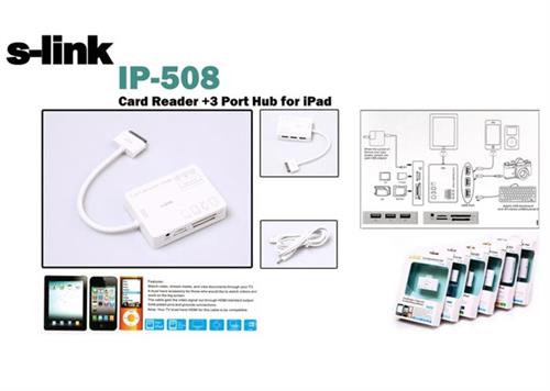 S-LİNKS-link IP-508 Ipad Kart Okuyucu8697671424307