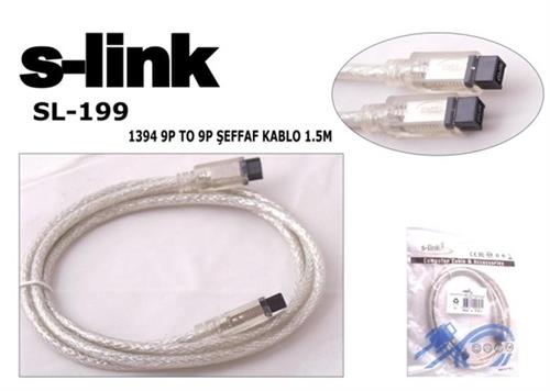 S-LİNKS-link SL-199 9pin To 9pin 1.5mt Firewire Kablo8697671456230