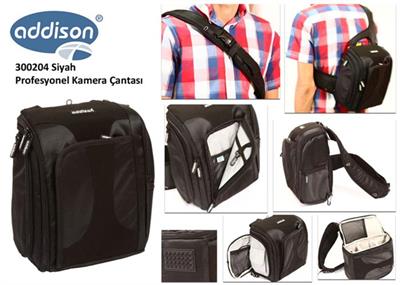 ADDISONAddison 300204 Siyah Profesyonel Kamera Çantası8697671473923