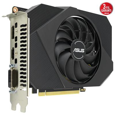 ASUSAsus Geforce GTX1630 Ph-Gtx1630-4G 4Gb Gddr6 64Bit 1815Mhz Oc Dvı Hdmı Dp Ekran Kartı4711081847502