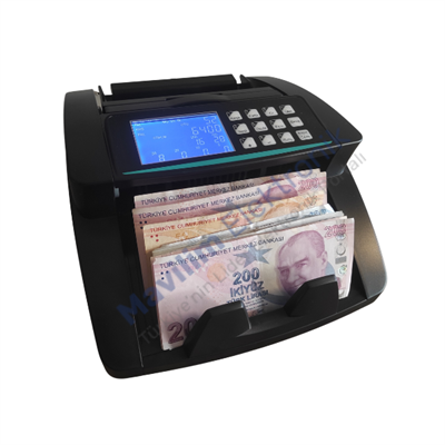 Bill CounterBill Counter AL-5310 Black Sesli İkaz Özellikli Para Sayma Makinesi TL, Euro ve USD Adet Sayım AL-5310 Black